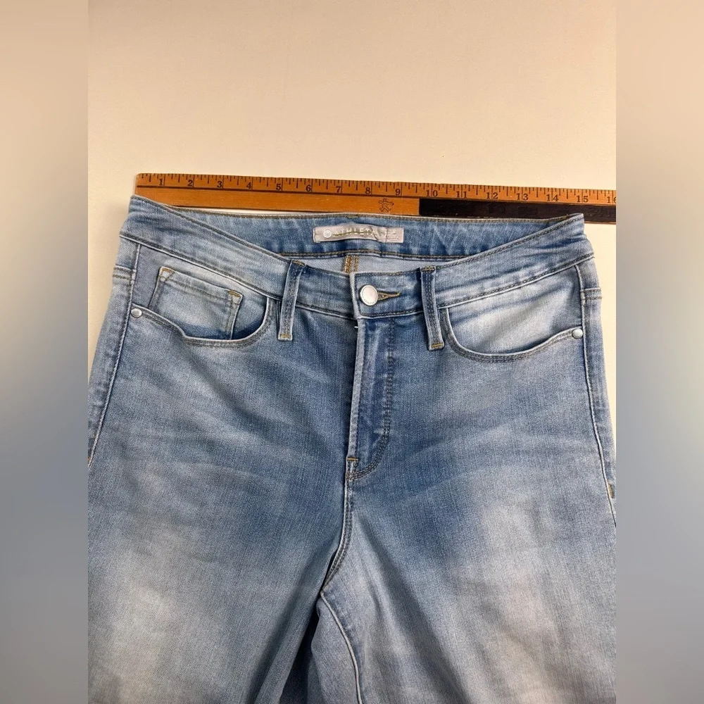Athleta Medium Wash Denim Shorts